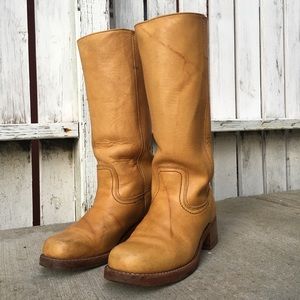 FRYE Boots -Beautiful Yellow Mustard